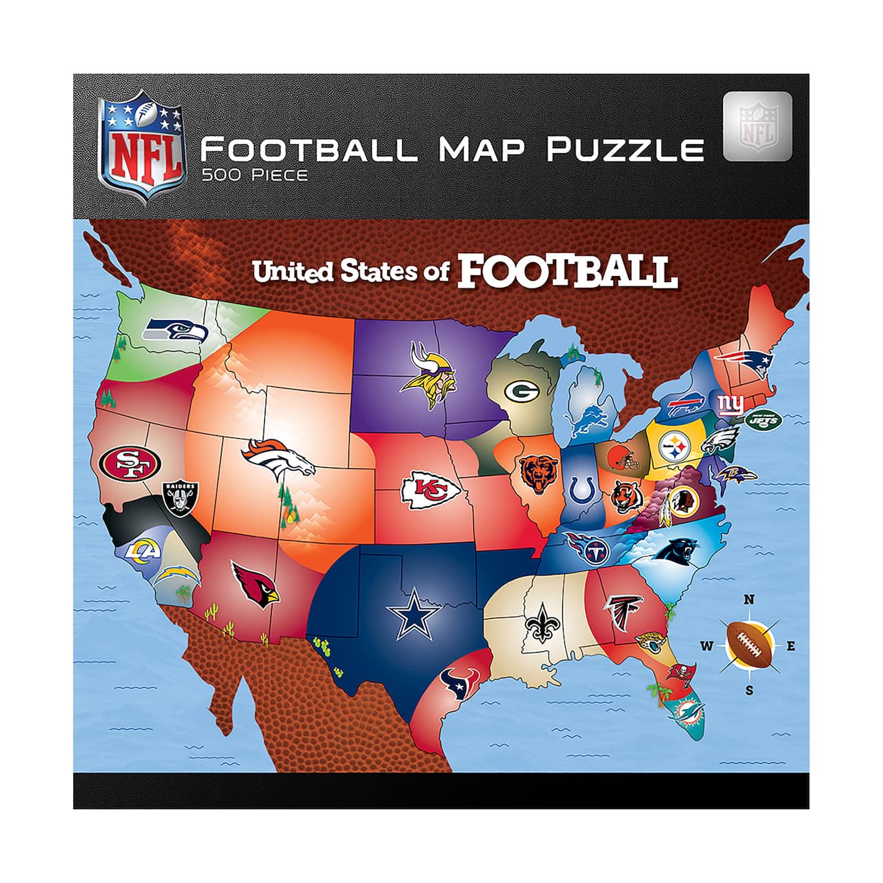 NFL United States of Football 500 Piece Puzzle